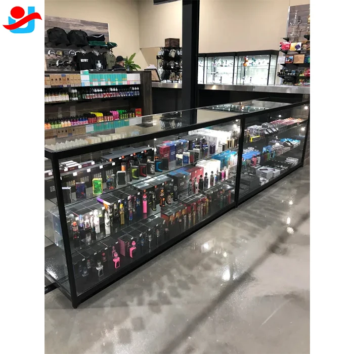 Высококачественная витрина для демонстрации аксессуаров украшений в розничном магазине 4 фута черного цвета
