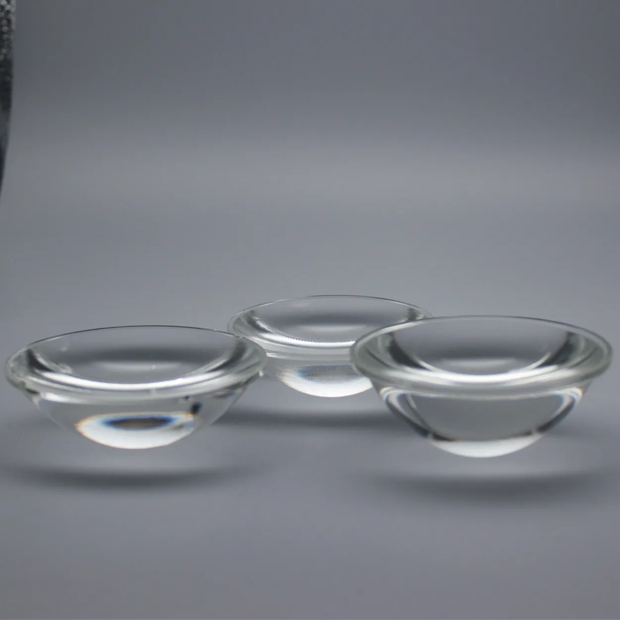 Outer diameter 64mm 67mm Car LED Headlight flat convex optical glass lens