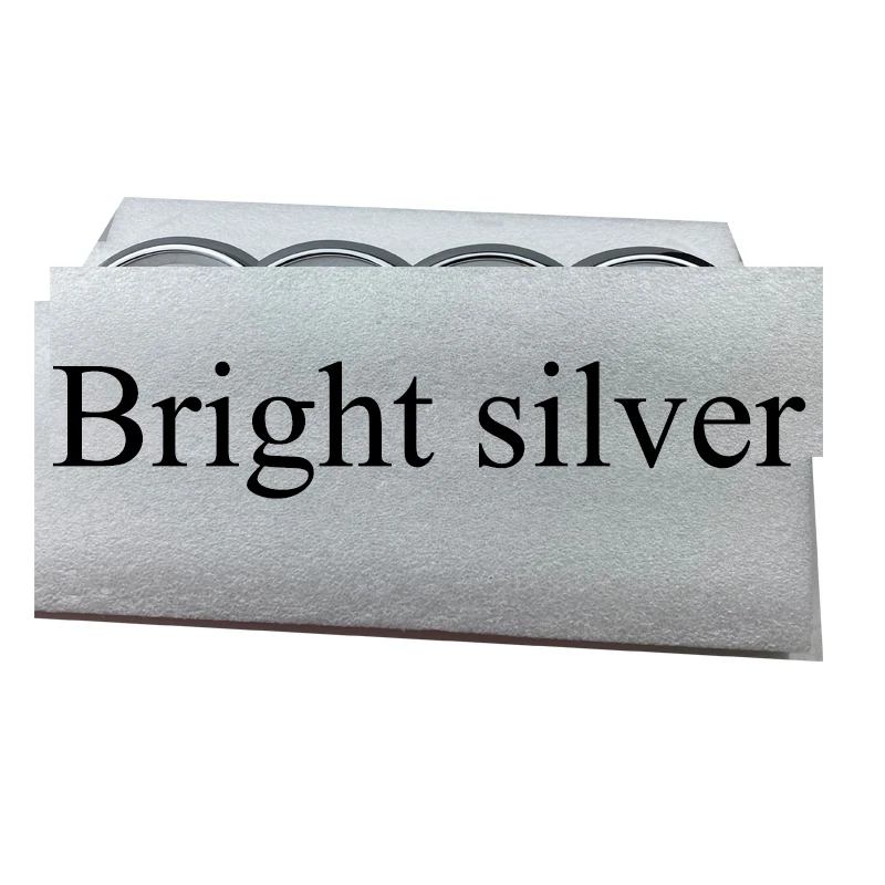 
New Car Styling 4 Ring 3D Silver Glossy Black Grill Front Rear Boot Badge Emblem For A3 A5 Q3 Q5 Q7 A4L A6L C7 B8 273mm 285mm 