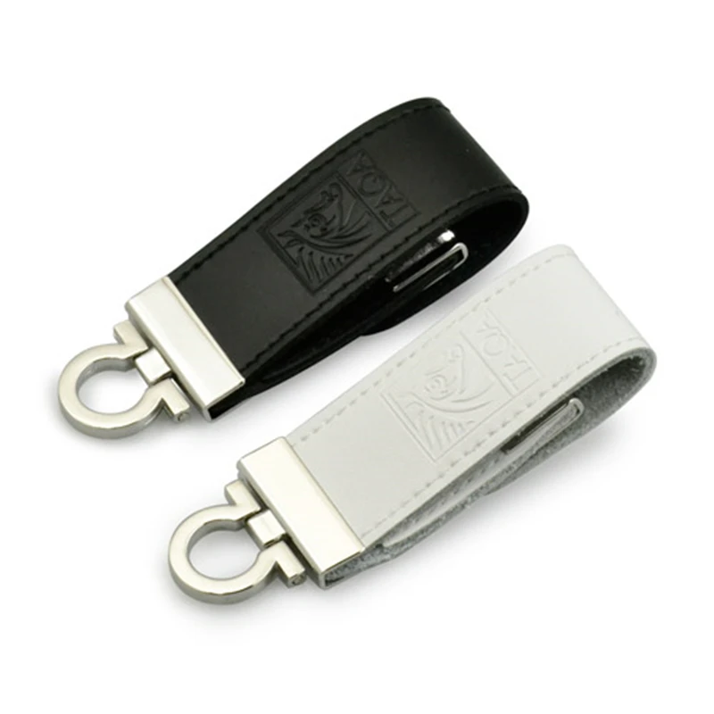 Promotion Gift Leather Case Usb Flash Drive 4g Pendrive With Custom Logo