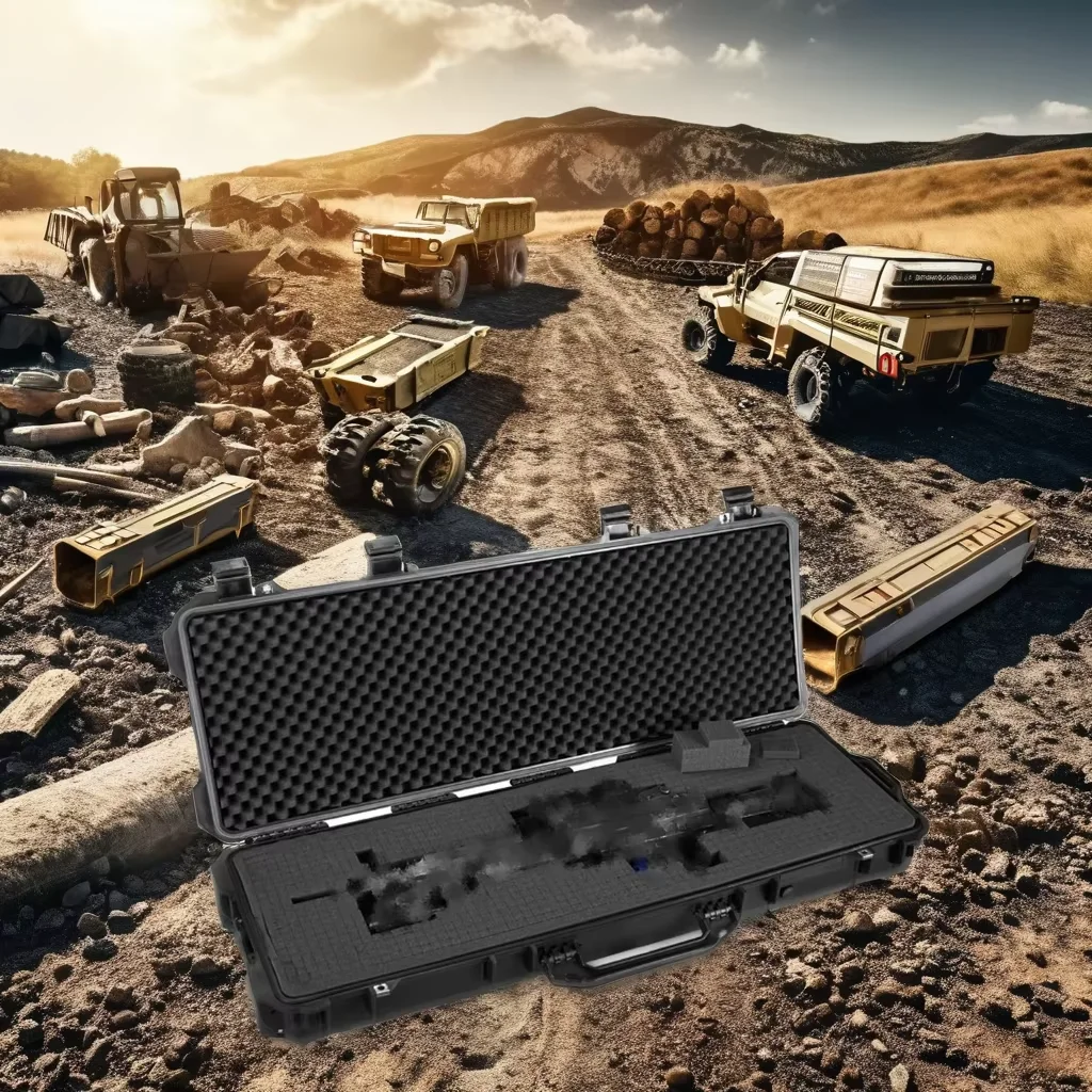 Настраиваемый OEM/ODM длинный ударопрочный уличный охотничий Водонепроницаемый Жесткий пластиковый Чехол для оружия защитный чехол