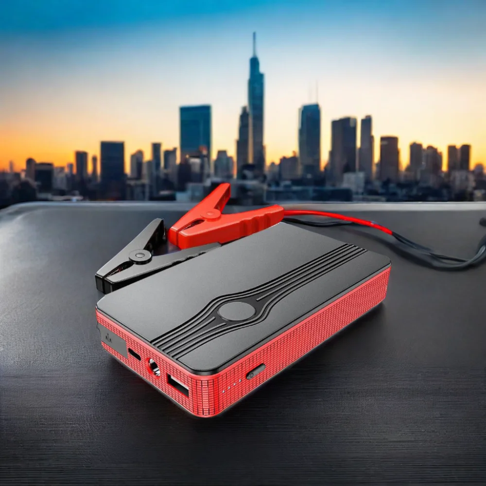 Hot Seller 12V Durable Smart Jumper Vehicle Mobile Power Bank Battery Starter Jump for Trucks and Passenger Cars with LED Light