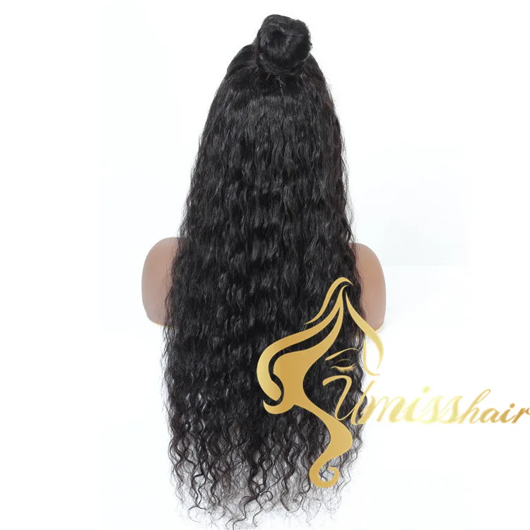 Toupee Human Hair Women Silky Straight Full Lace Wig With Free Wig Stand 100% Human Cuticle Aligned Hair