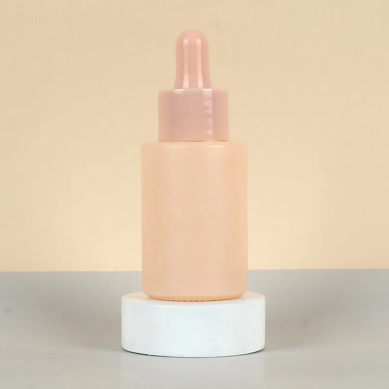 20ml 30ml 40ml cosmeticskin care essential oil essence packaging frosted glass flat shoulder matte serum dropper bottle with box