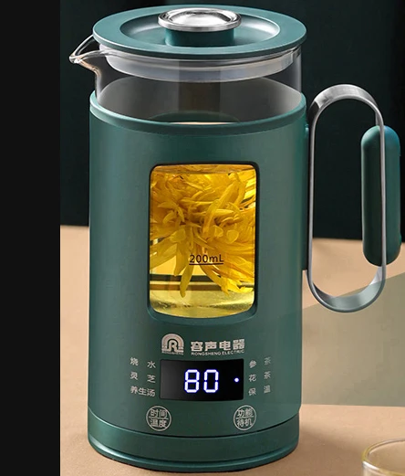 Electric borosilicate glass natural health pot multi function health kettles
