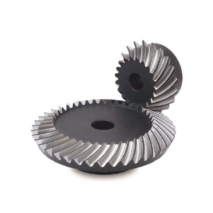 
Precise Custom machining Steel Finished Bore Spiral Bevel Gear Supplier 