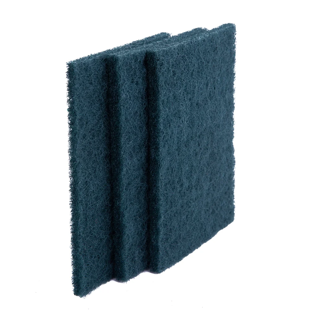 DH-C2-10 kitchen tool sponge scrubber silicone nylon scouring pad pad in roll green scrub sponge roll