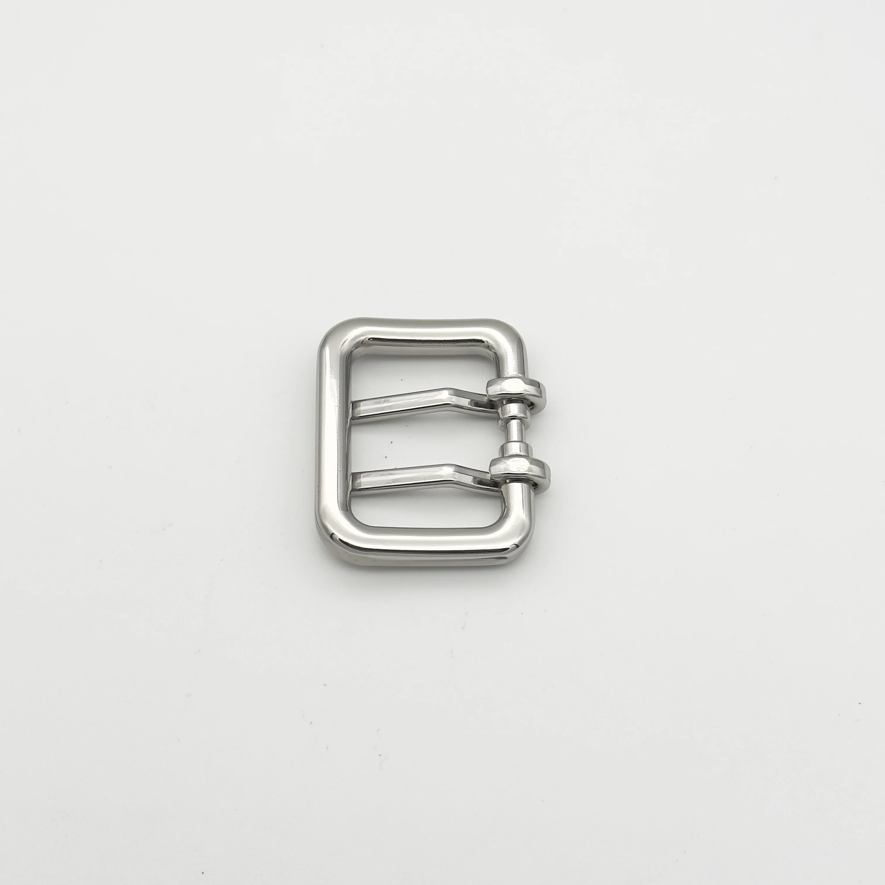 Factory Customized High Quality Bag Accessory Double Pin Belt Buckle Metal Roller Buckles