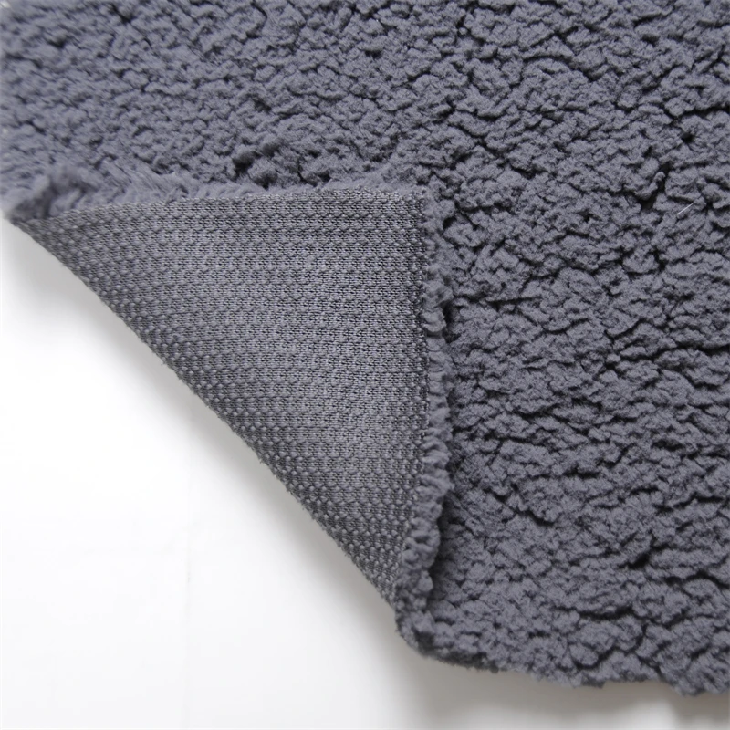Cheap Super Soft Fur Plush Hoodie Fabric Blanket Fleece Sherpa Fabric For Coat