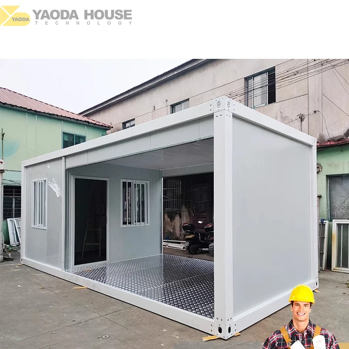 Китай мобильный стальной контейнер для легкой сборки наружный охранный дом