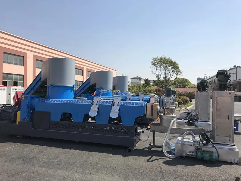 PP PE plastic granulator pelletizing machine recycling granulating machine