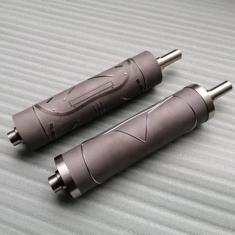 MACH Professional DC53 ultrasonic pattern die face knurling roller mould Emboss Cutter Roller