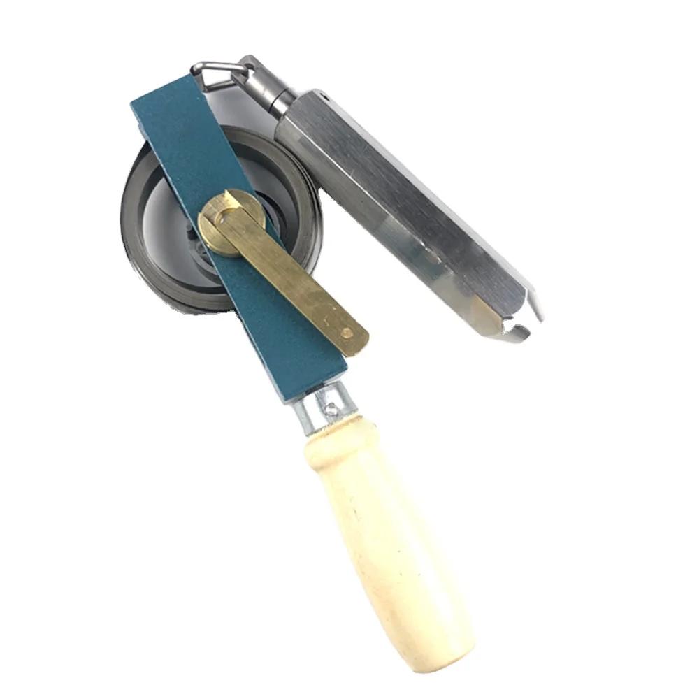 wooden handle carbon steel oil tank tape, water tank tape