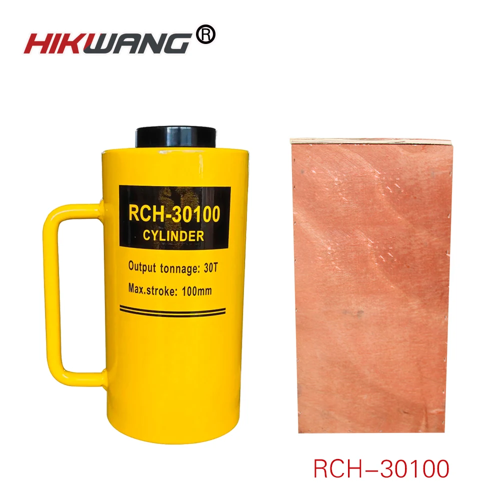 RCH-30100 30ton 100mm single acting Hydraulic Hollow Plunger Cylinder hydraulic Jacks cheap hydraulic cylinders