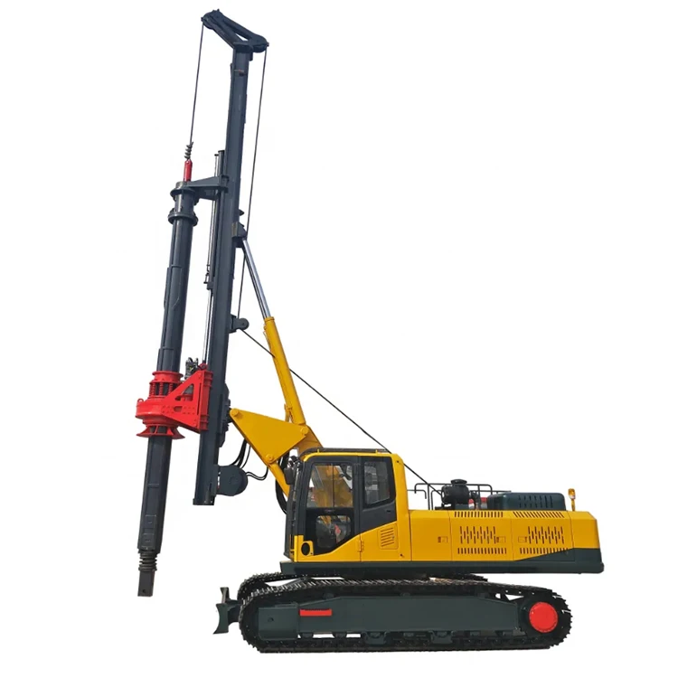 20m drilling depth crawler type lock rod rotary drilling rig machine