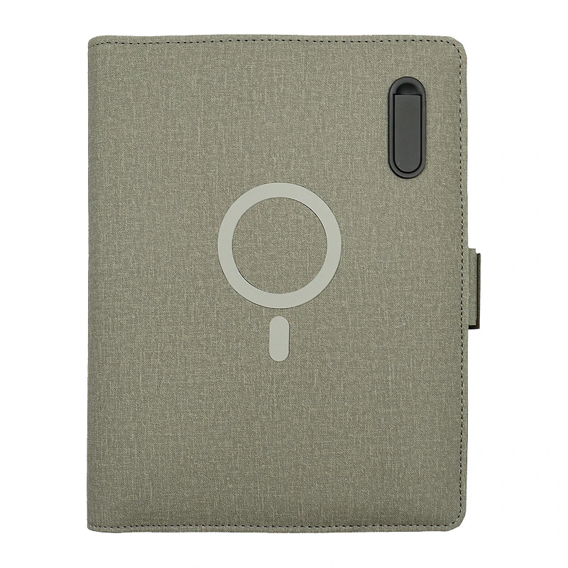 New Strong Magnetic 15W Wireless Charger Power Bank Notebook with 10000mAh Battery USB 32g and Gift Box Magnetic Notebook