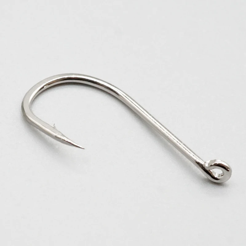 Custom Carbon Steel Beak Octopus Fishinghooks Barbed Circle Offset Hook Fresh Salt Water