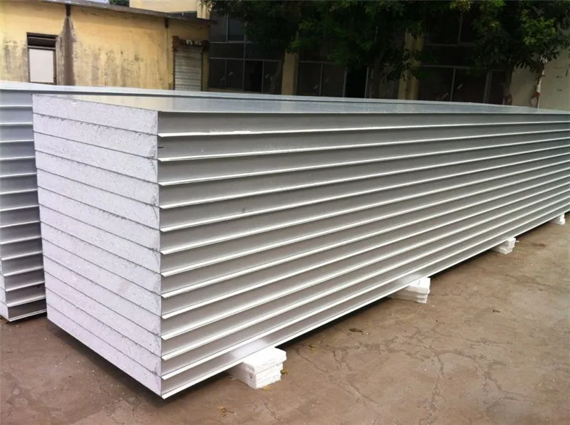  Wall Cladding Insulation Board SIP Panel Cold Room Rock Wool/ PU /EPS Sandwich Panels