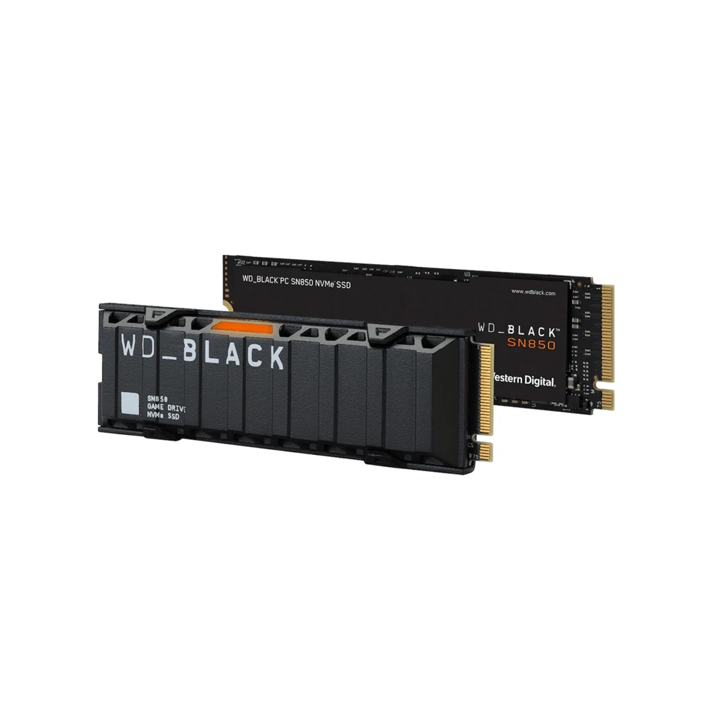 W D BLACK SN850 NVMe M.2 2280 1TB PCI-Express 4.0 x4 3D NAND Internal SSD WDS100T1XHE