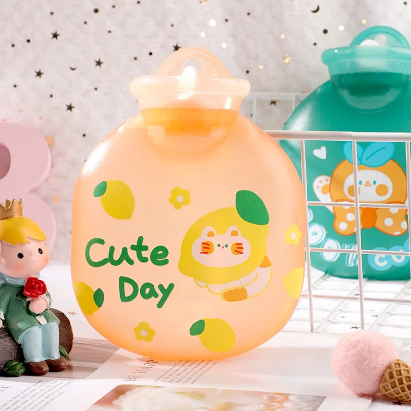 Water Injection Color Changing Hot Water Bag Winter Warming Hot Compress PVC Hand Warmer