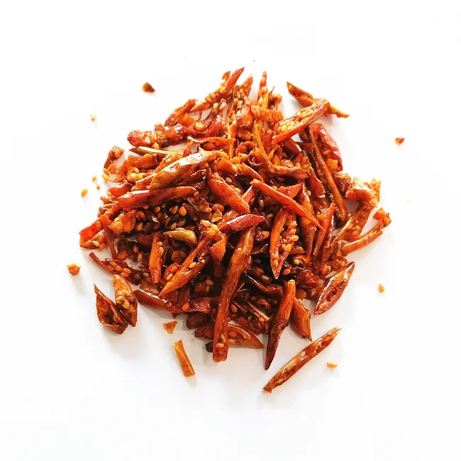 OEM dried chilli crispy snacks fried chilli with sesame