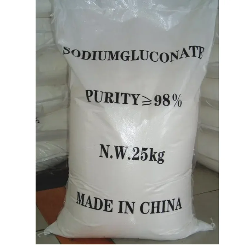 Chinese manufacturer food grade Sodium Gluconate 99% purity Gluconic acid industry grade 98%