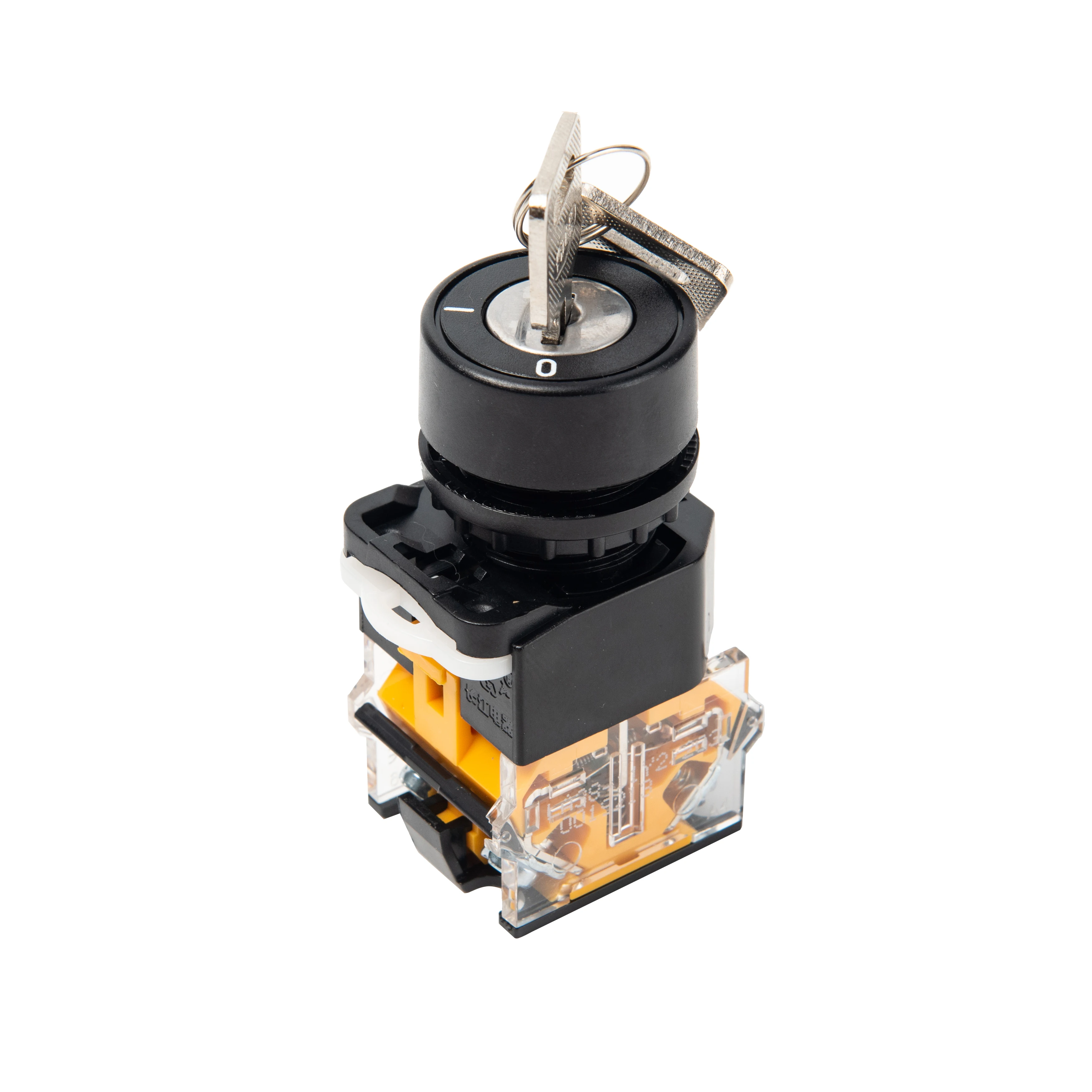 Manufacturer  LA38 series 22mm 3 position key operated electrical switch