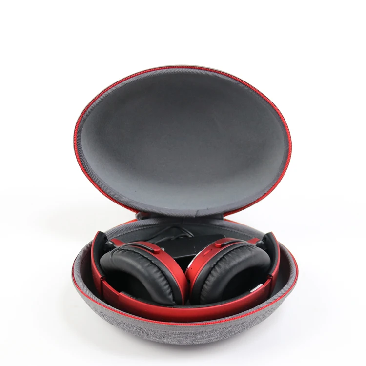 Custom Logo Design Shell Headphone Carrying Pouch Portable Eva Hard Earphone Case