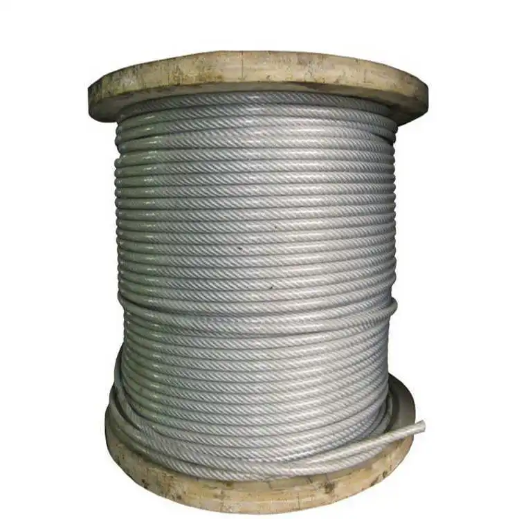 
pvc coated steel wire rope 6x7+fc 