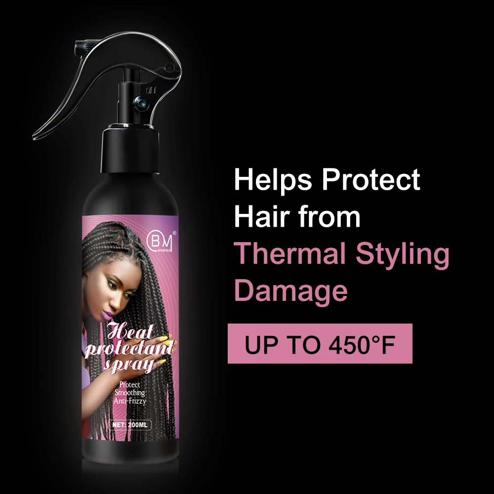 hot selling argan oil heat protection spray hair salon heat protectant finishing shine spray for hair custom