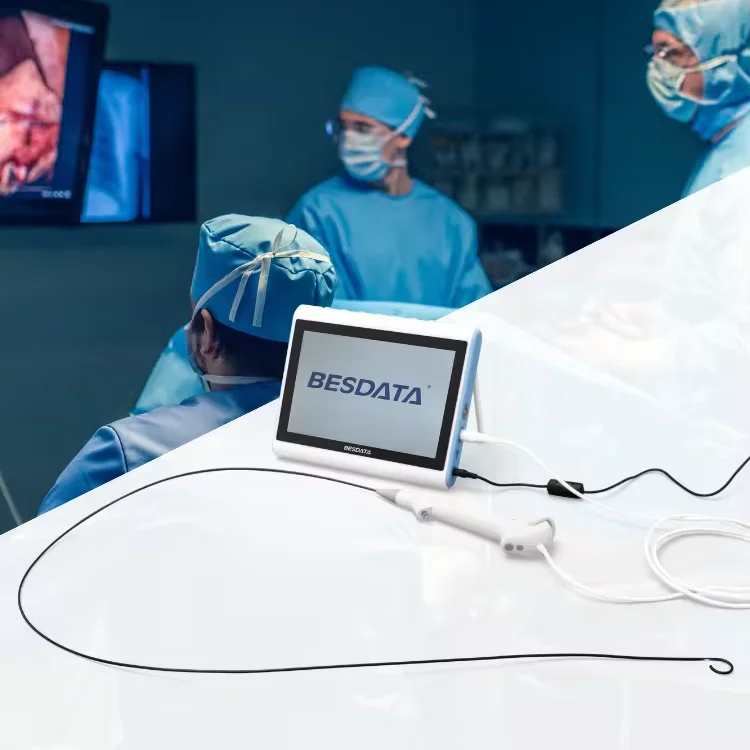 ureteroscope 7.5fr disposable BESDATA USB flexible ureteroscope Single-Use Ureteroscope two way connector
