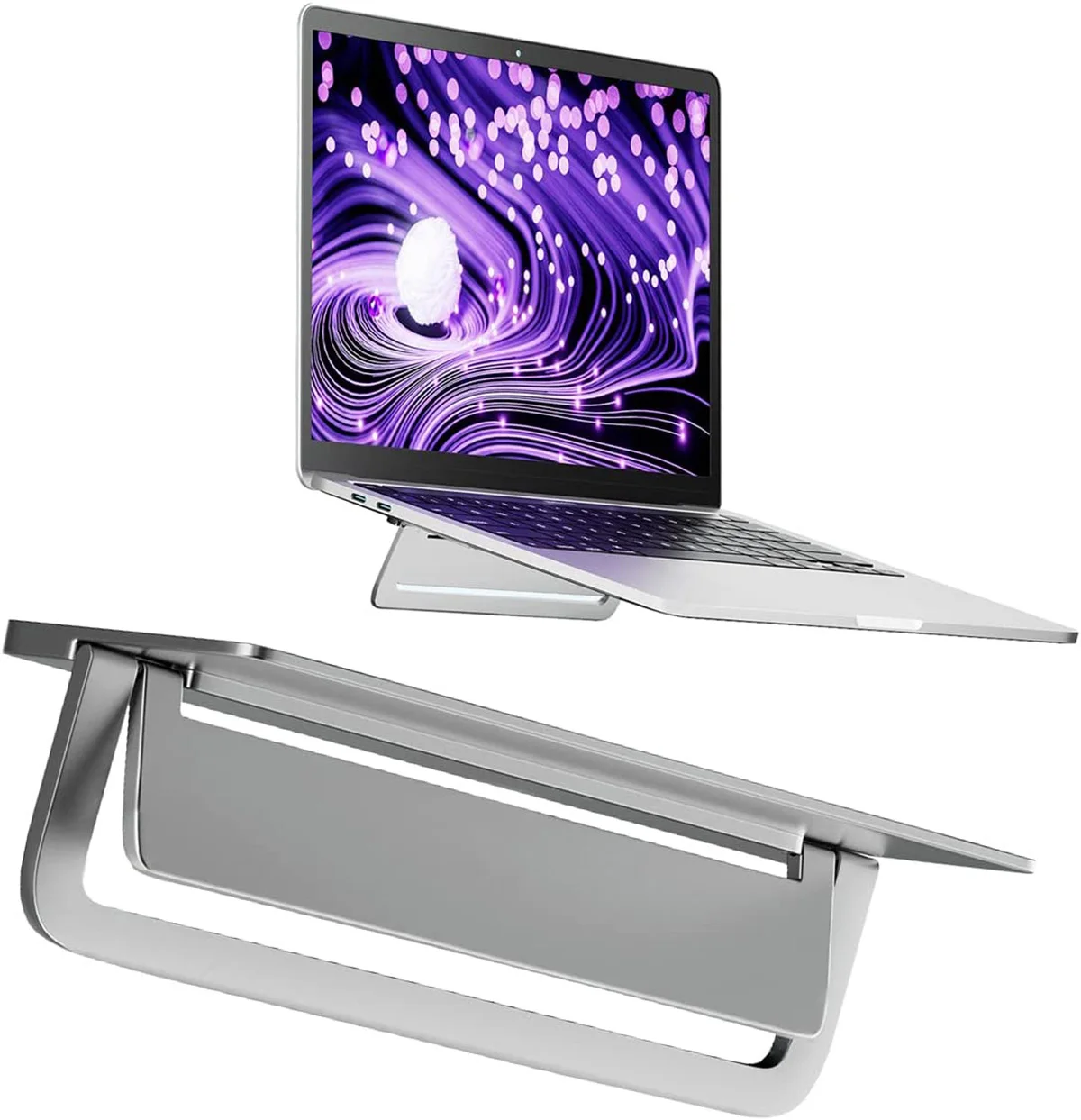 Super slim Tablet PC Stands folds flat light weight Bracket small exquisite holder for Desk,MacBook Air Pro,HP,Lenovo,Dell