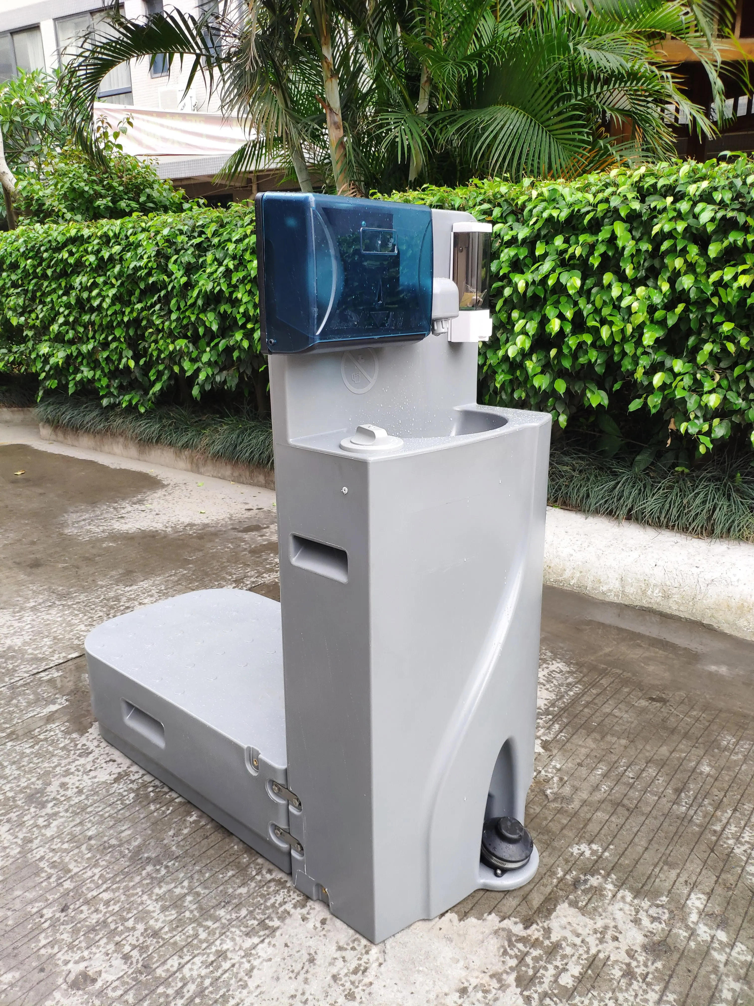 Hdpe легкий вес мобильный умывальник портативная мойка с водяным баком рукомойник для школы