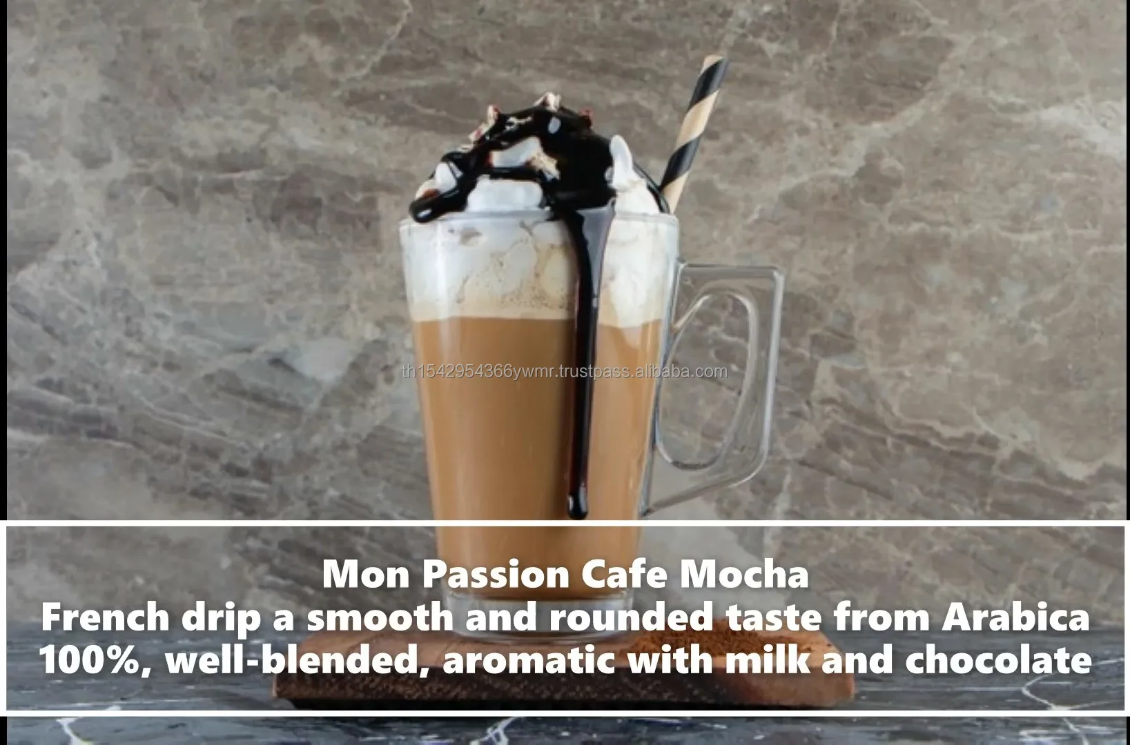 Mon Passion Cafe Mocha (235ml) Best Seller Ready to Drink Coffee Mocha Arabica 100% well-blended with Milk and Chocolate