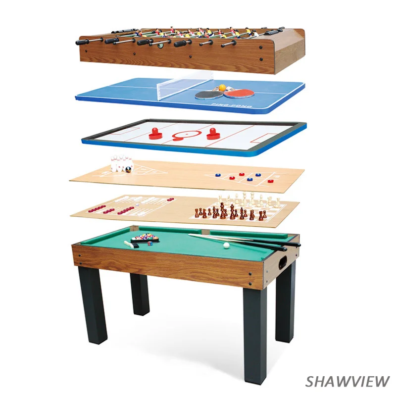 Shawview 8 in 1 Multi-function entertainment table indoor game hot selling
