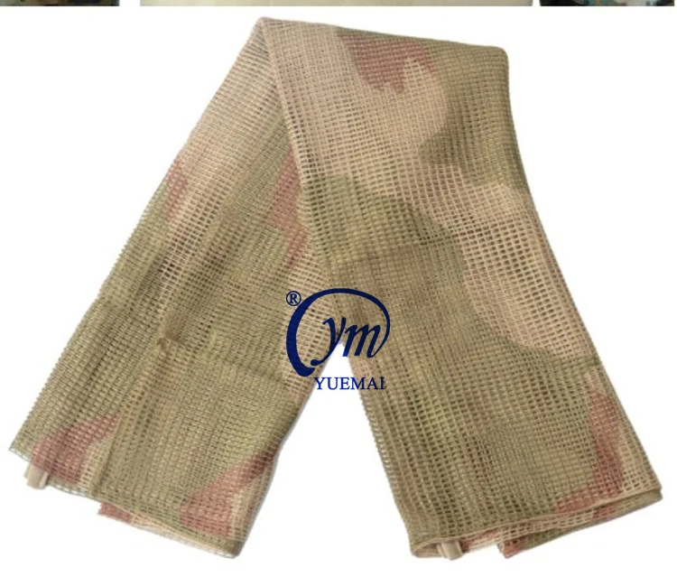 Camouflage Netting Tactical Mesh Net Camo Scarf for Sports & Other Outdoor Activities