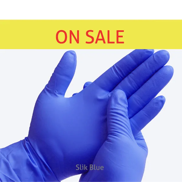 Orange and Black Color Strong Home Use Safety Nitrile Industrial Grade Glove