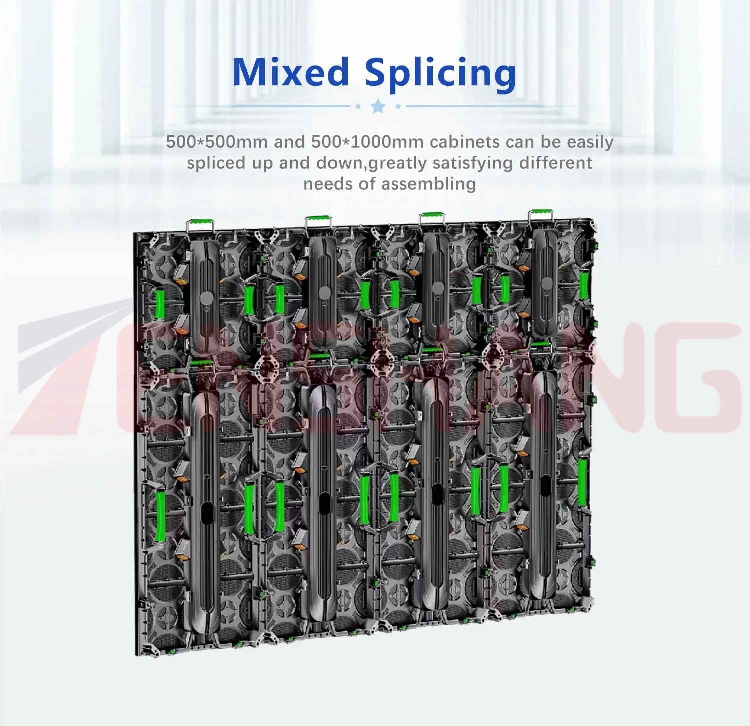 P2.604 indoor Reliable Commercial Large LED Screen Indoor or Outdoor High Brightness Rental LED Display for Events