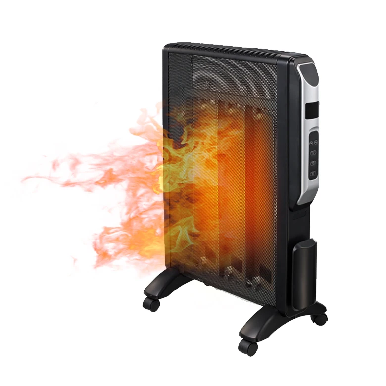 Portable Home Use OEM Electric 1000W/2000W Convector Mica Heating element Heater With Adjustable Thermostat