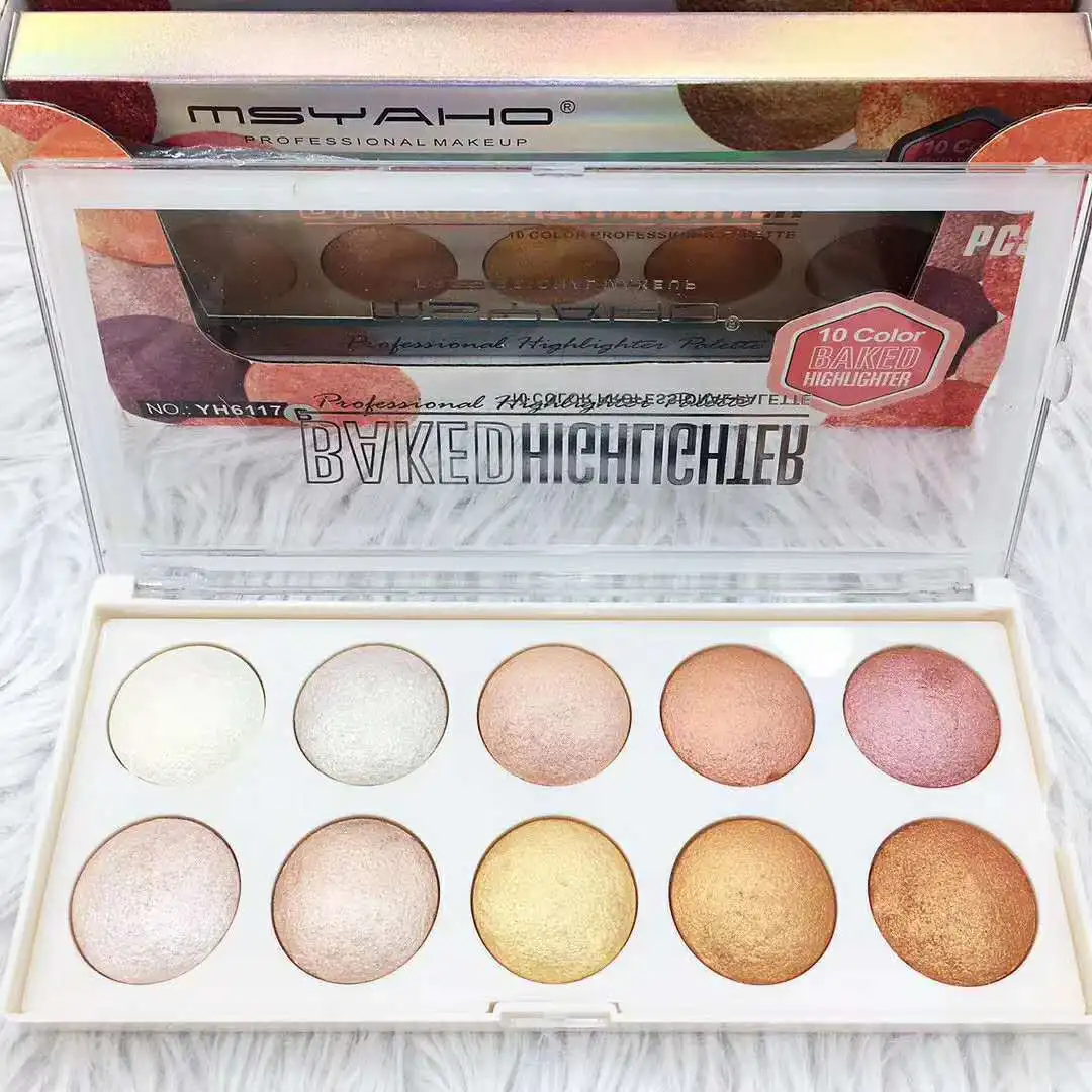 10 Color Private Label Eyeshadow Palette Glitter High Pigment Silky Rose Gold Eyeshadow Make Your Own Logo Eye Shadow Makeup