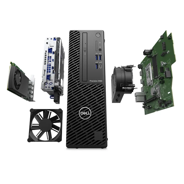 Рабочая станция DELL Precision 3460 T3460 с малым форм-фактором I7-12700 16 ГБ оперативной памяти SSD SATA