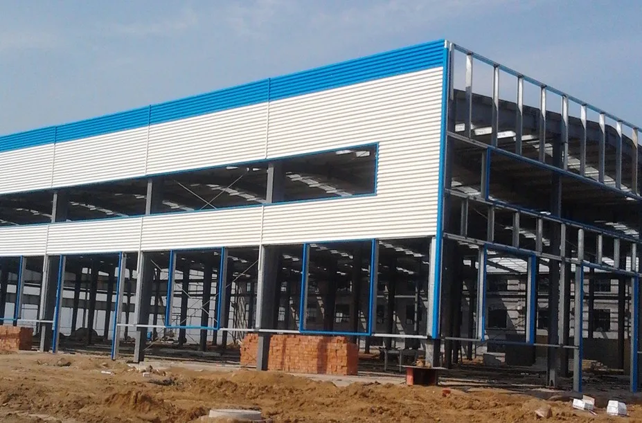 Wholesale Low Cost Two/three Story Industrial Prefab Drawings Construction Steel Structure Warehouse Workshop Factory