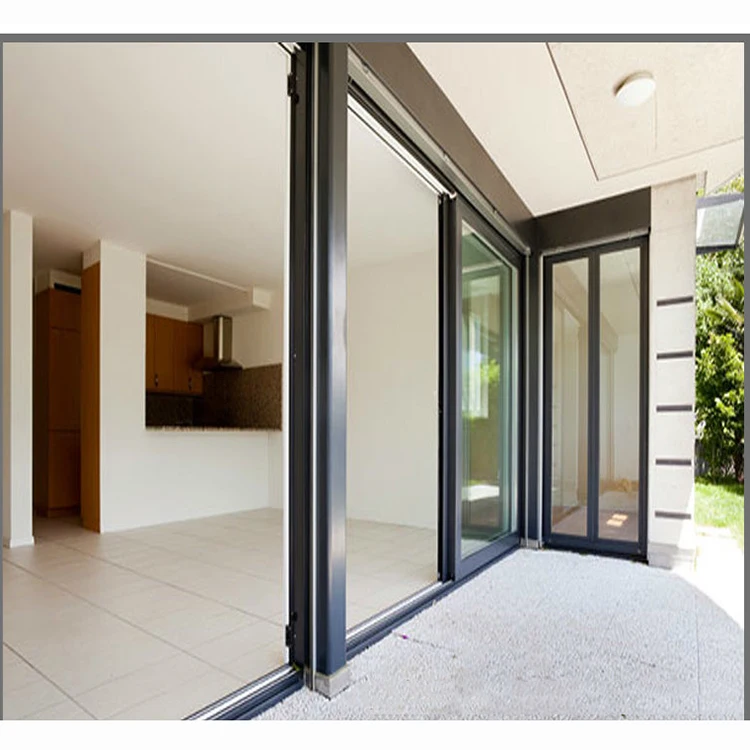 Алюминиевая раздвижная дверь для дома