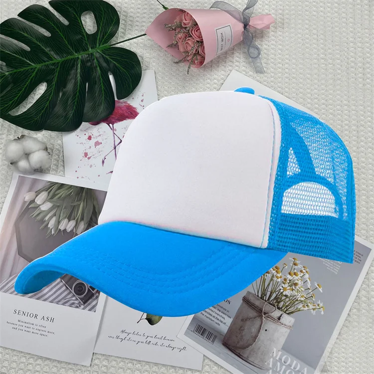 2024 New Arrivals Fashion Embroidery Anime Baseball Cap With Mesh Foam Hat Trucker Cap Custom Logo