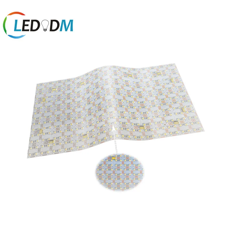 RGBW Светодиодная панель 160 градусов высокая 1-светодиодная подсветка CRI80 SMD2835 светодиодная RGB RGBWW гибкая