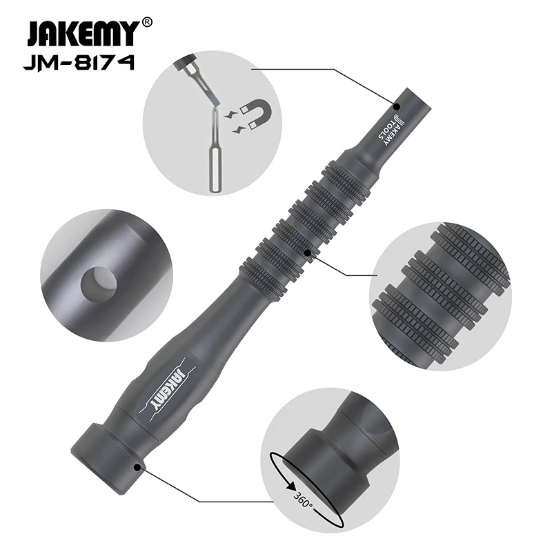 New Product JM-8174 Mini Precise Screwdriver Bits Set with Strong Magnetism for Mobile Phone Laptop Game Pad Home Maintenance