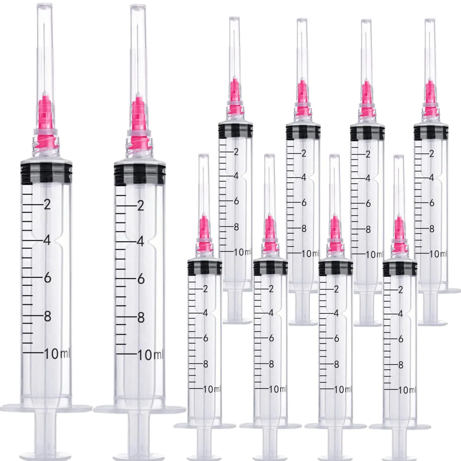 Pet Hospital Animal Veterinary Medical Syringe Portable Volumetric Infusion Vet Stainless Steel Needle plastic vaccine Syringe