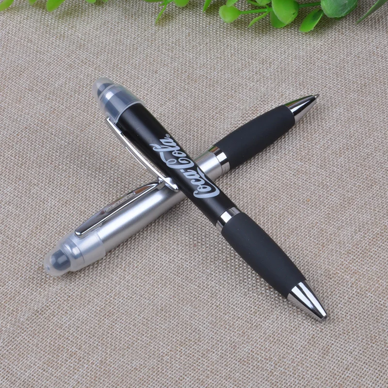 promotional Customized Led light up logo ballpoint pens-BRITESTAR PREMIUM LIGHTED LOGO PEN