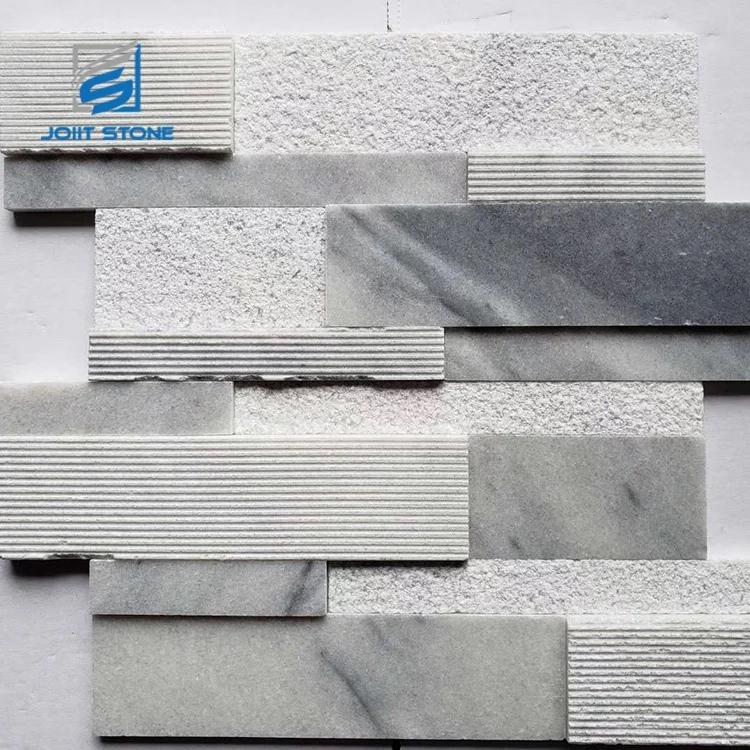 Modern Design Beige Stone Split/Polish/Groove Marble Wall Cladding Decor Tiles