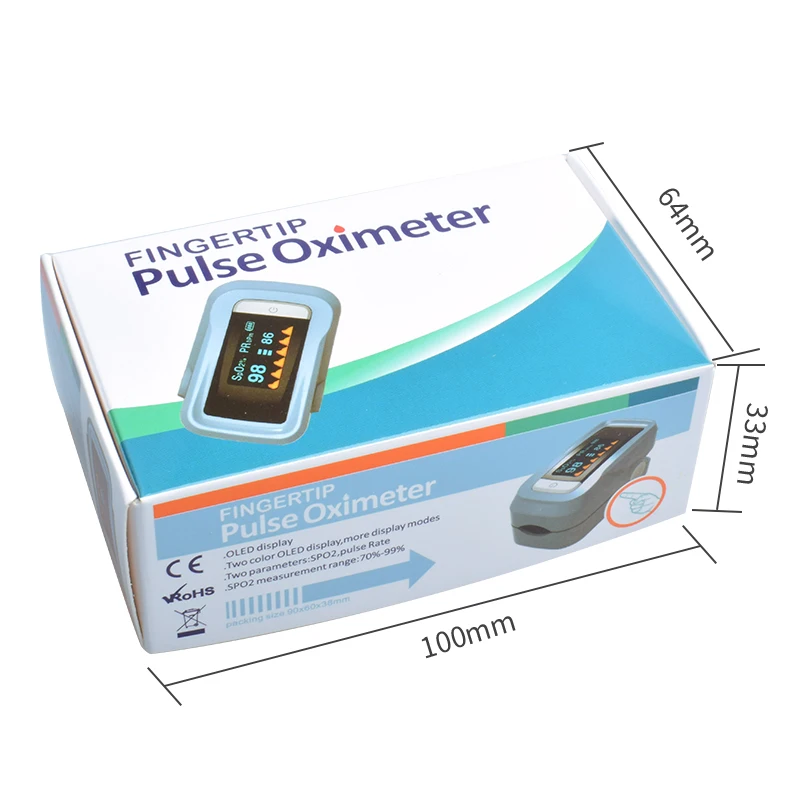 2020 hot selling six different display mode Spo2 finger OLED Medical equipment pulse oximeter